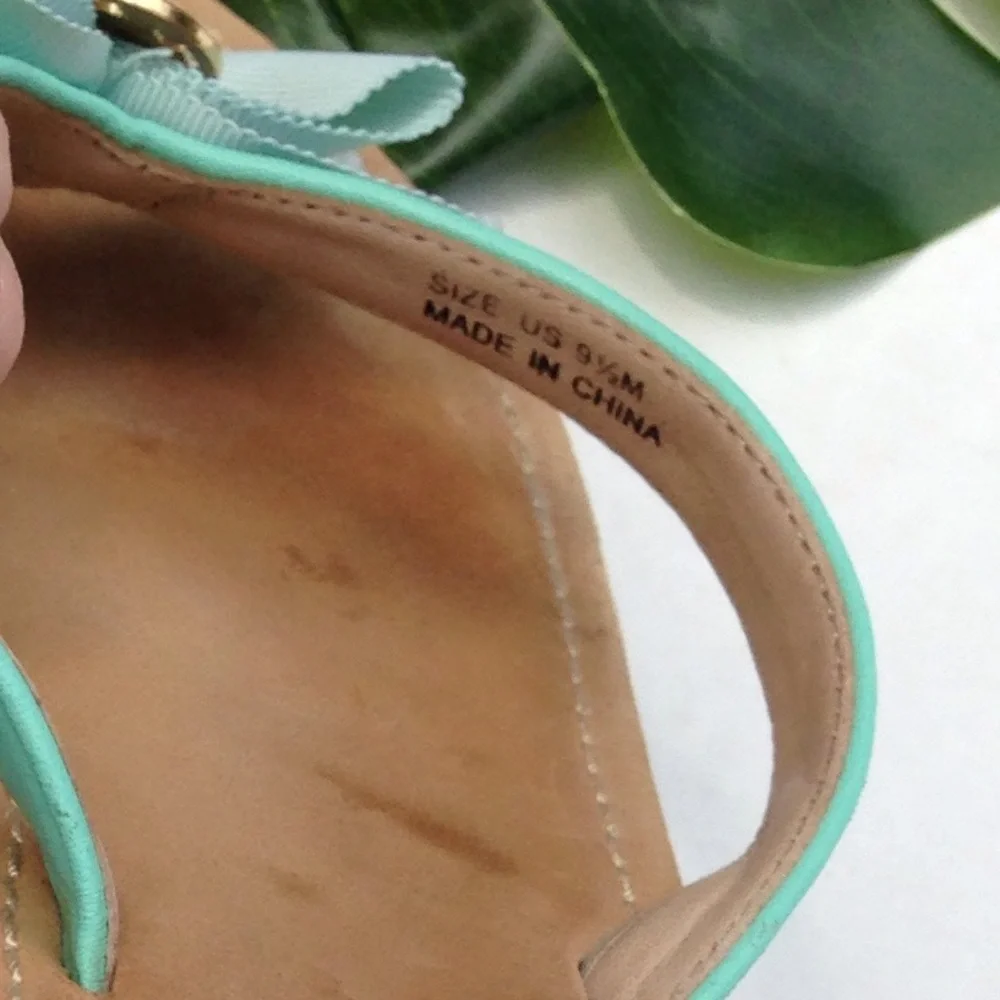 Kate Spade Leather Bow Sandals - Picture 5 of 6